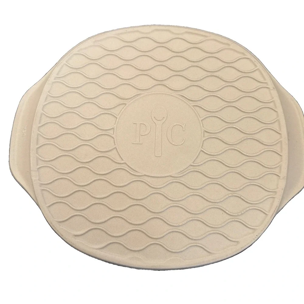 Pampered Chef Round Baking Stone 15 15in Large 1371 Pizza Pan Handles